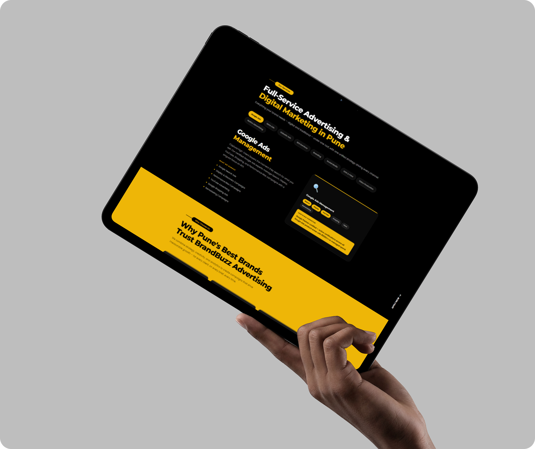 Brand buzz-Website Project
