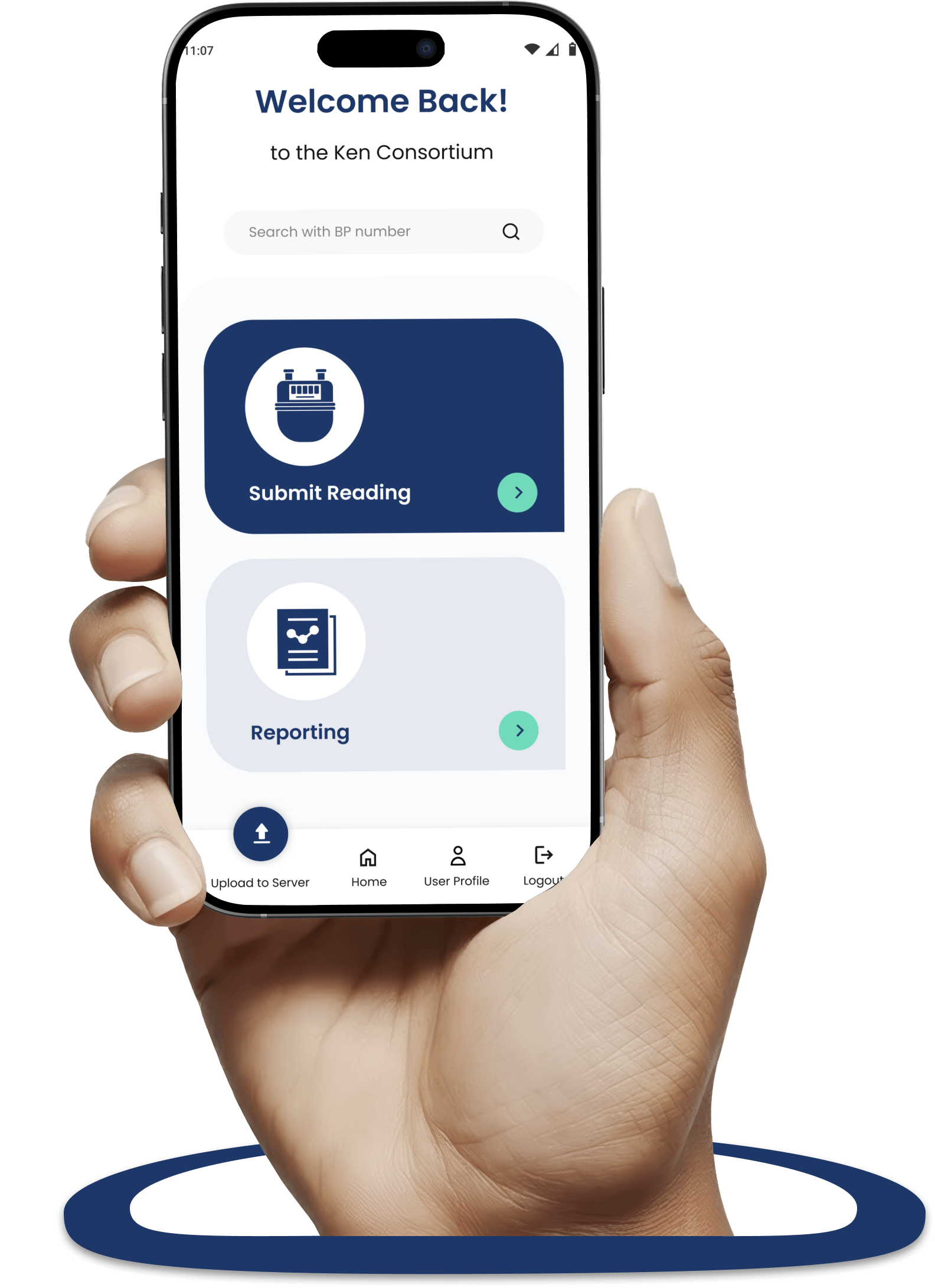 Student batch profile page on mobile