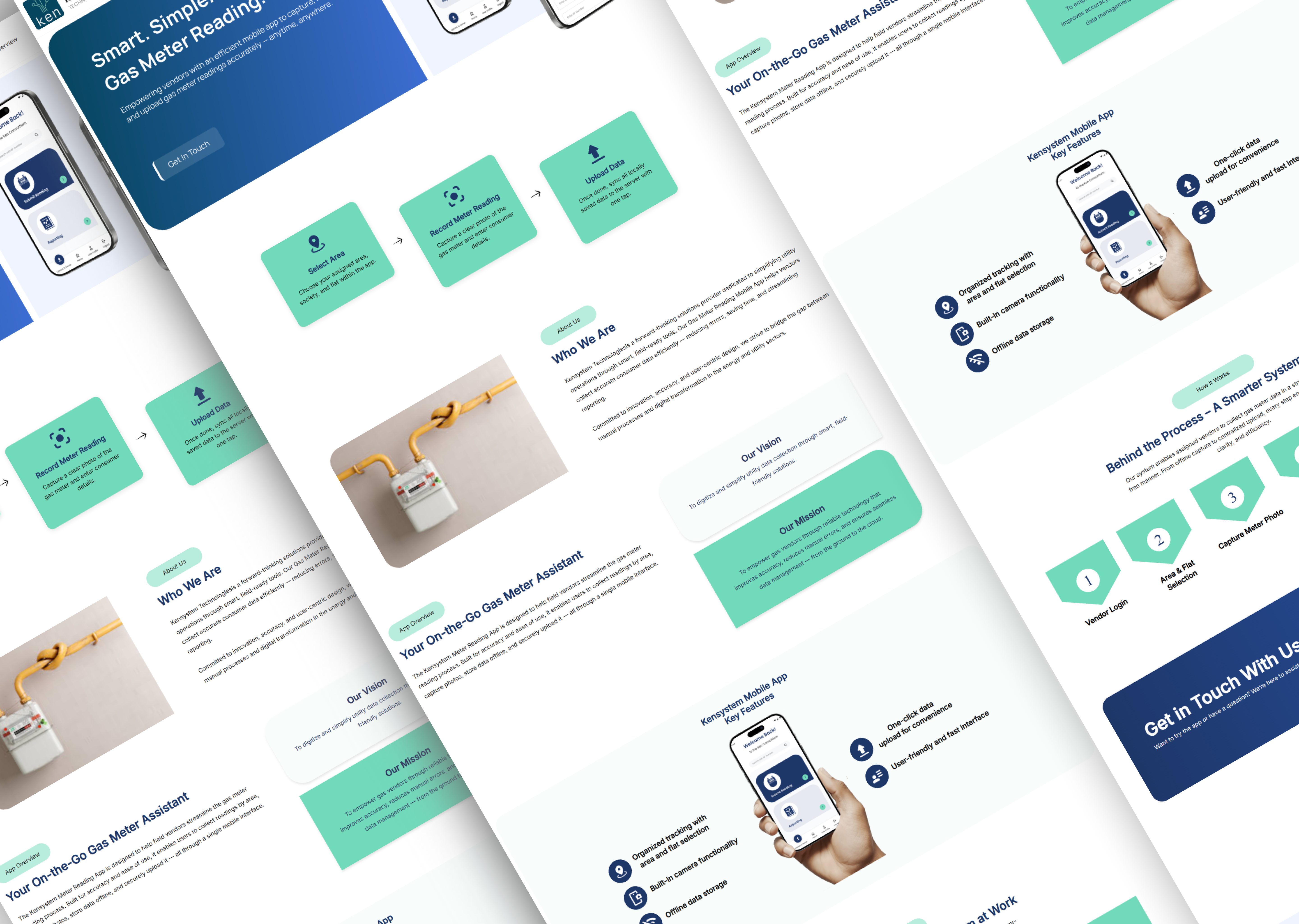 SCON UI design – about, campus life and programme pages